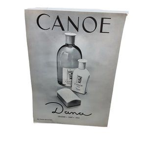 1966 Dana Canoe Cologne France Original Ad Vintage 60s Ephemera